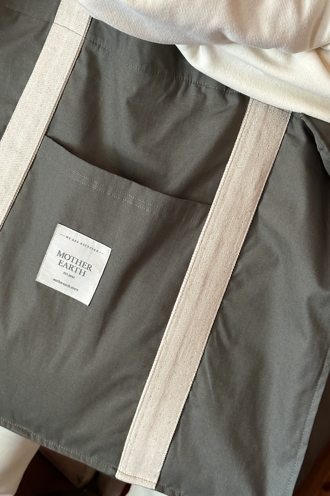 TORBA TYPU SHOPPER  BAG KHAKI - LIDO