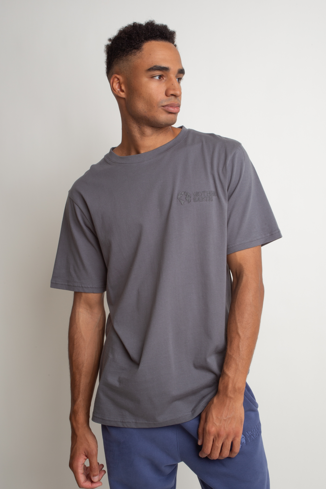 T-SHIRT MĘSKI CIEMNOSZARY - OAHU