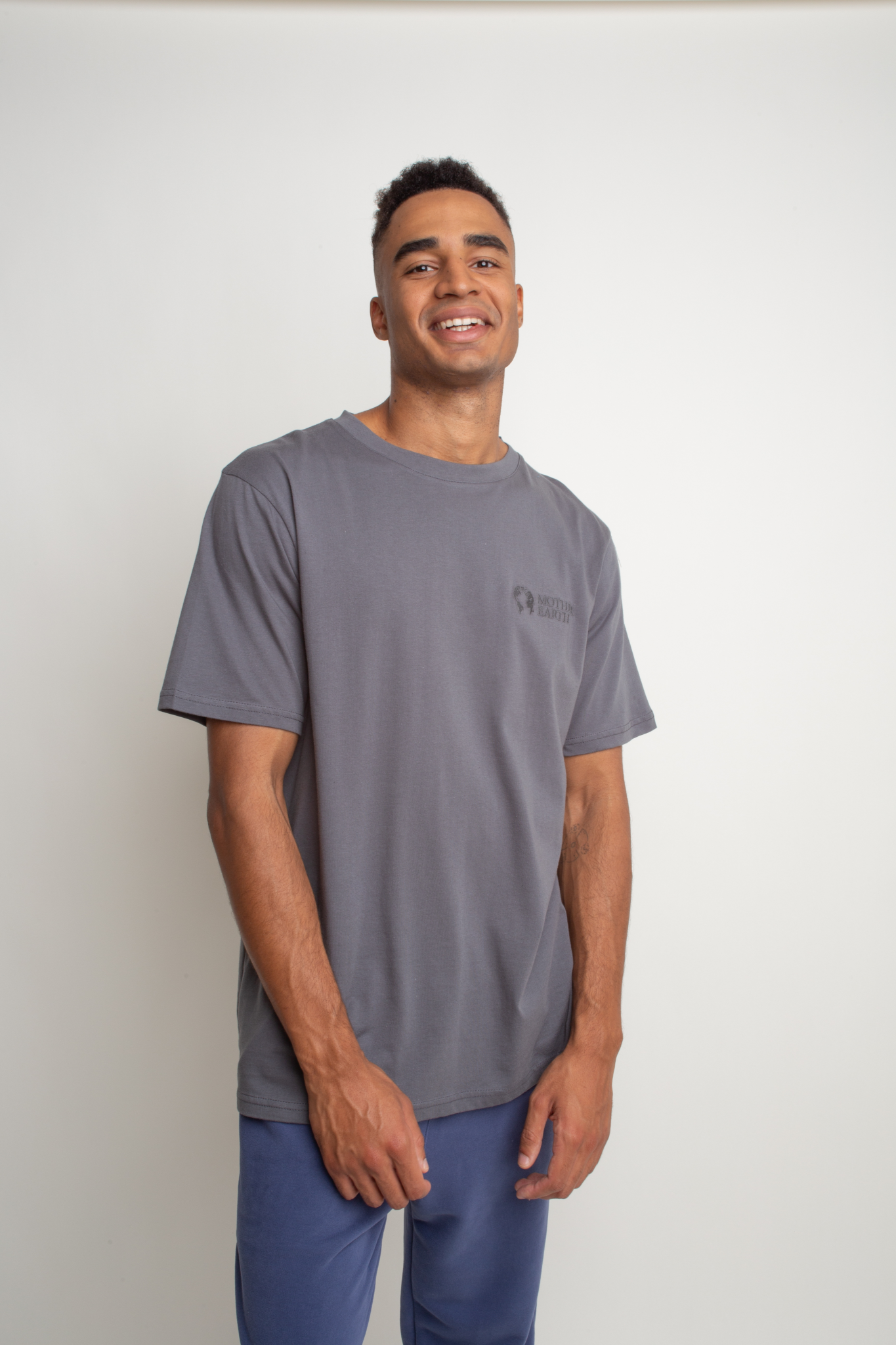 T-SHIRT MĘSKI CIEMNOSZARY - OAHU