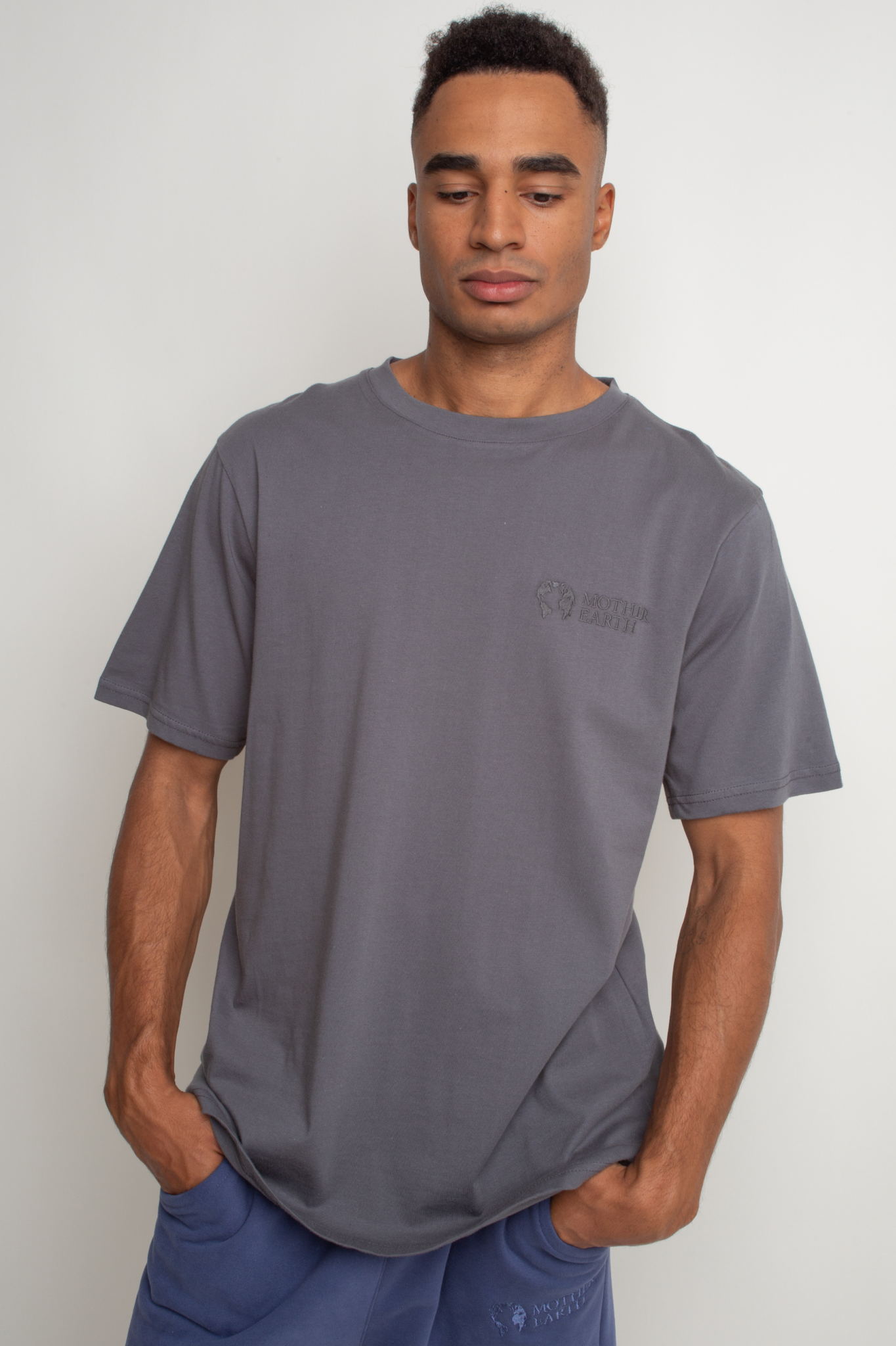 T-SHIRT MĘSKI CIEMNOSZARY - OAHU