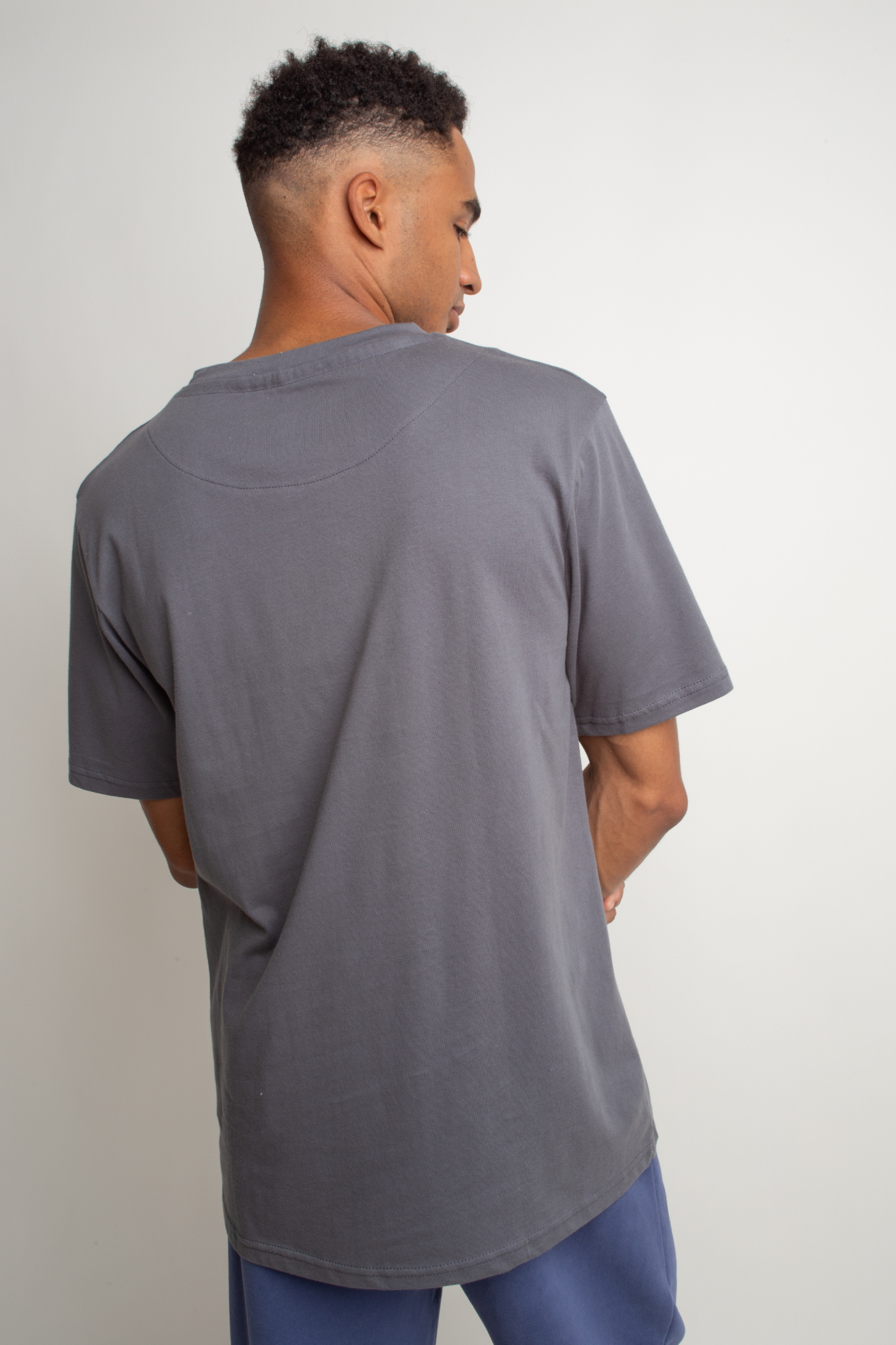 T-SHIRT MĘSKI CIEMNOSZARY - OAHU