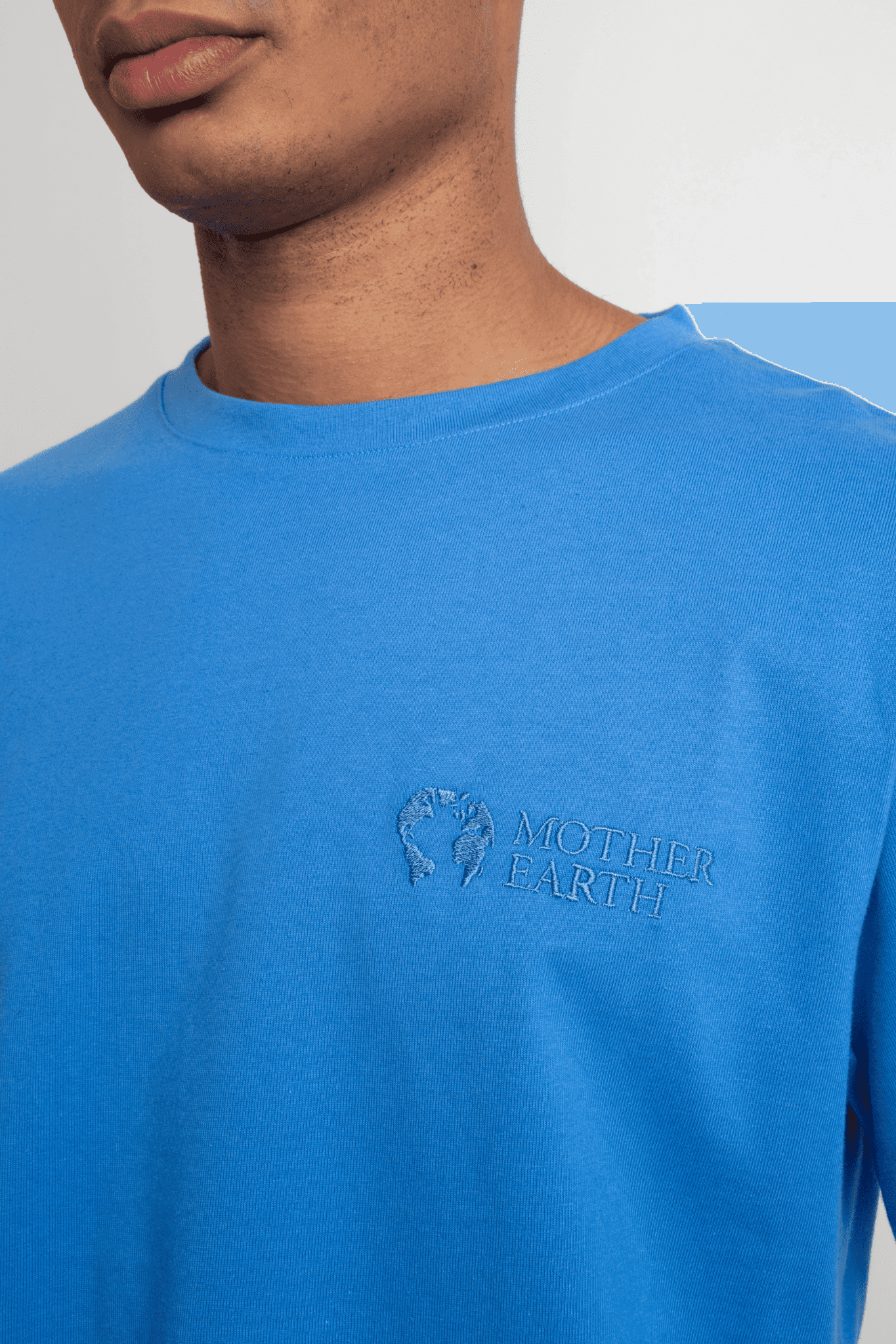 T-SHIRT MĘSKI NIEBIESKI - OAHU